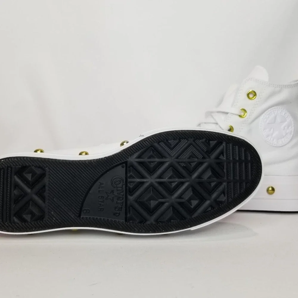Converse CTAS Lift Platform Hi Tops Brand New Women's Size 8 White A06787C NWT - Picture 6 of 7